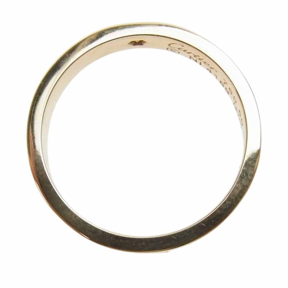 CARTIER カルティエ K18 750 ミニ ラブ 1P ダイヤ リング ゴールド系 10号【極上美品】【中古】