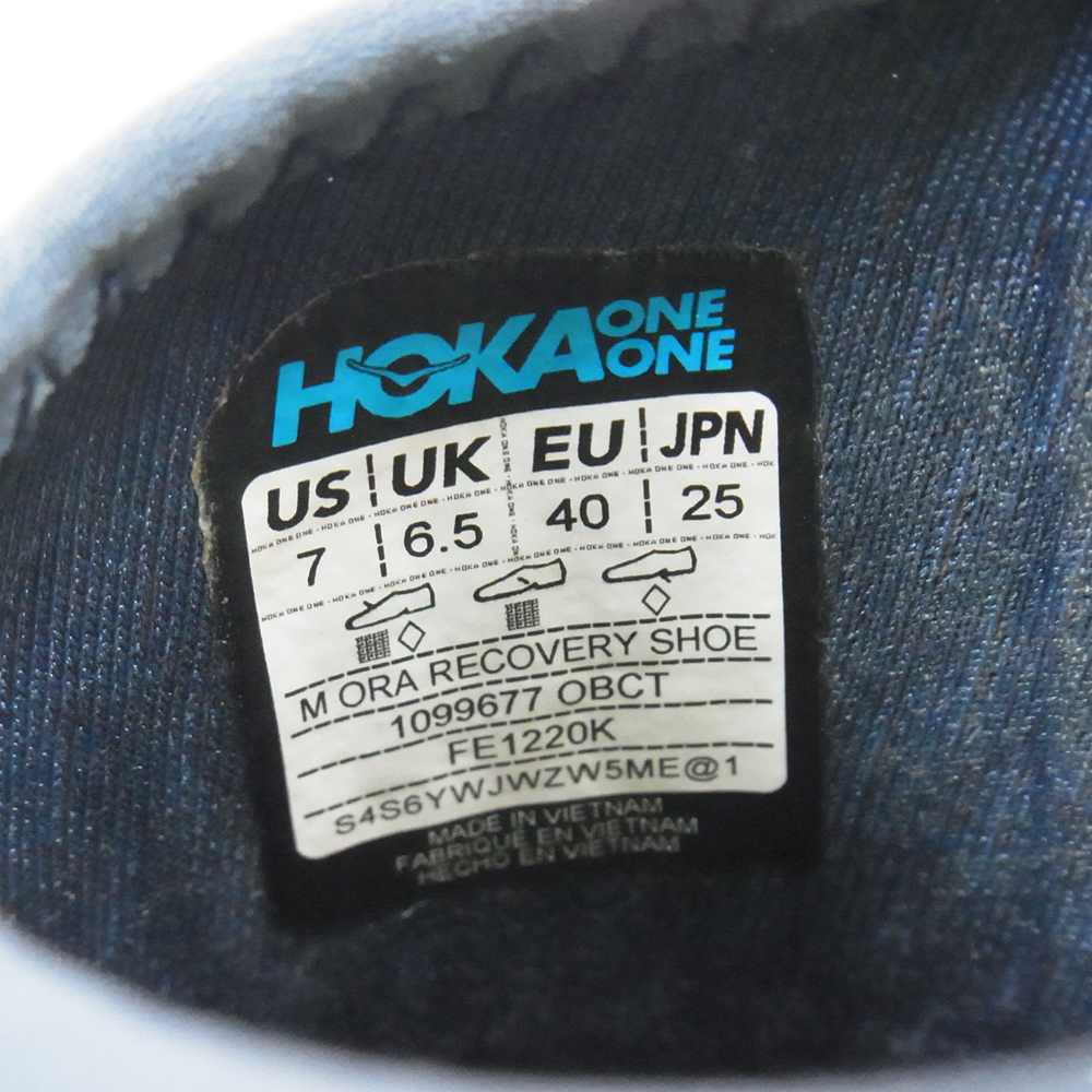 HOKA ONE ONE ホカ オネオネ 1099677 ORA RECOVERY SHOE オラ リカバリー シューズ スニーカー スリッポン グレー系【中古】