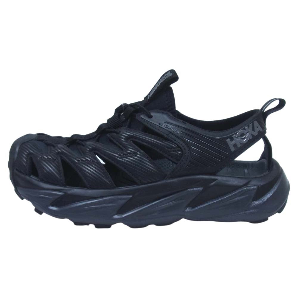 HOKA ONE ONE ホカ オネオネ 1106534 HOPARA ホパラ マウンテン サンダル スニーカー ハイキングシューズ ブラック系 US7【中古】