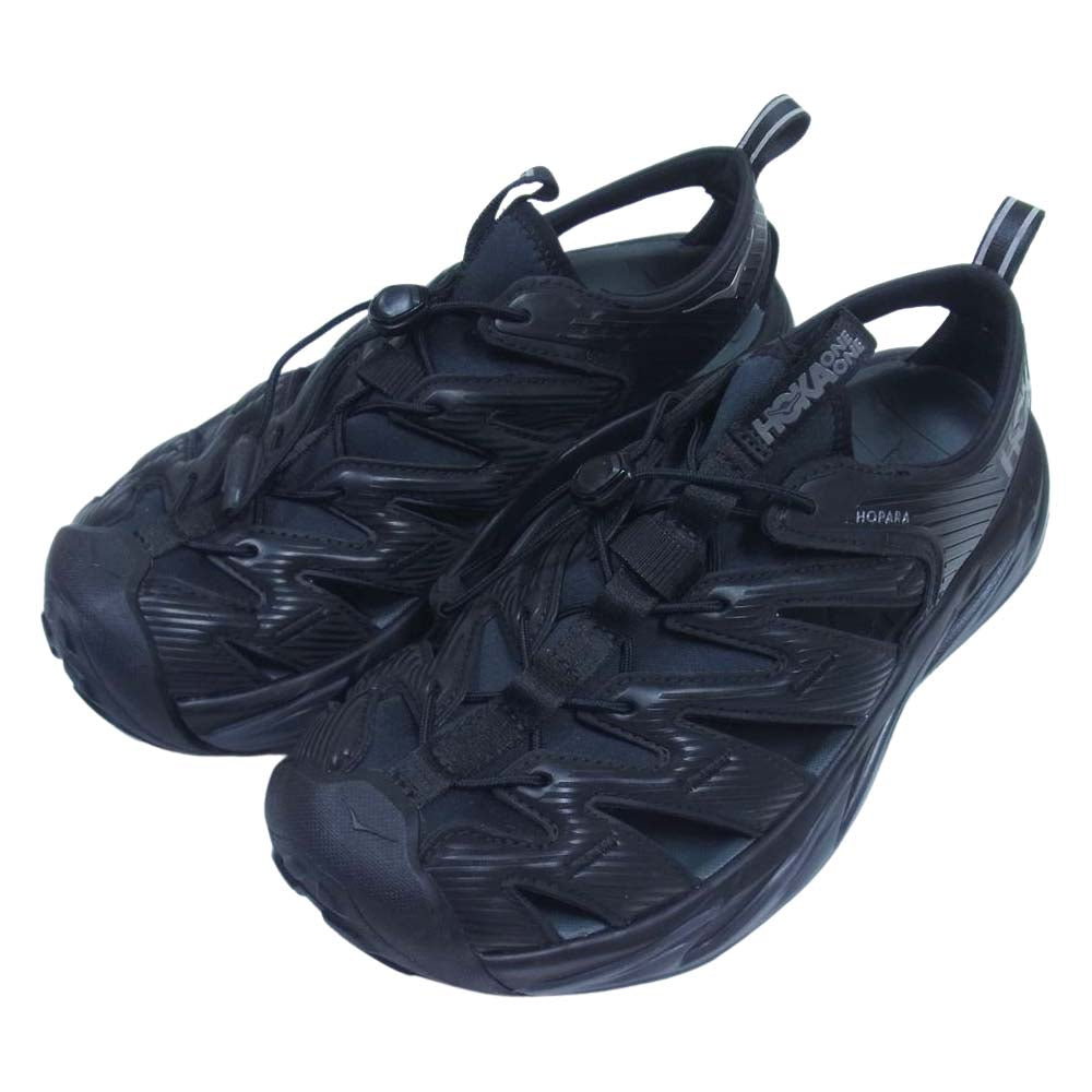 HOKA ONE ONE ホカ オネオネ 1106534 HOPARA ホパラ マウンテン サンダル スニーカー ハイキングシューズ ブラック系 US7【中古】