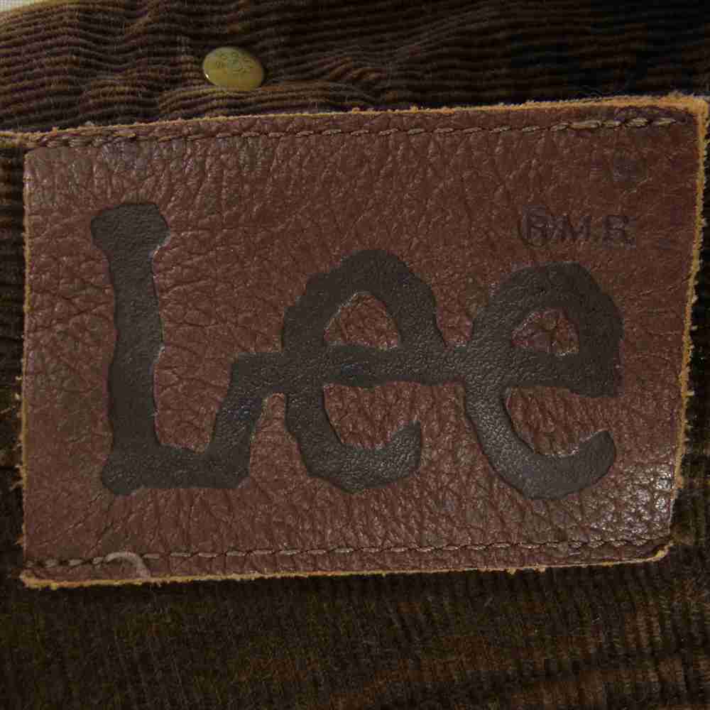 Lee リー 0271 NEW RIDERS CORDUROY コーデュロイ ライダース パンツ ブラウン系 34【中古】