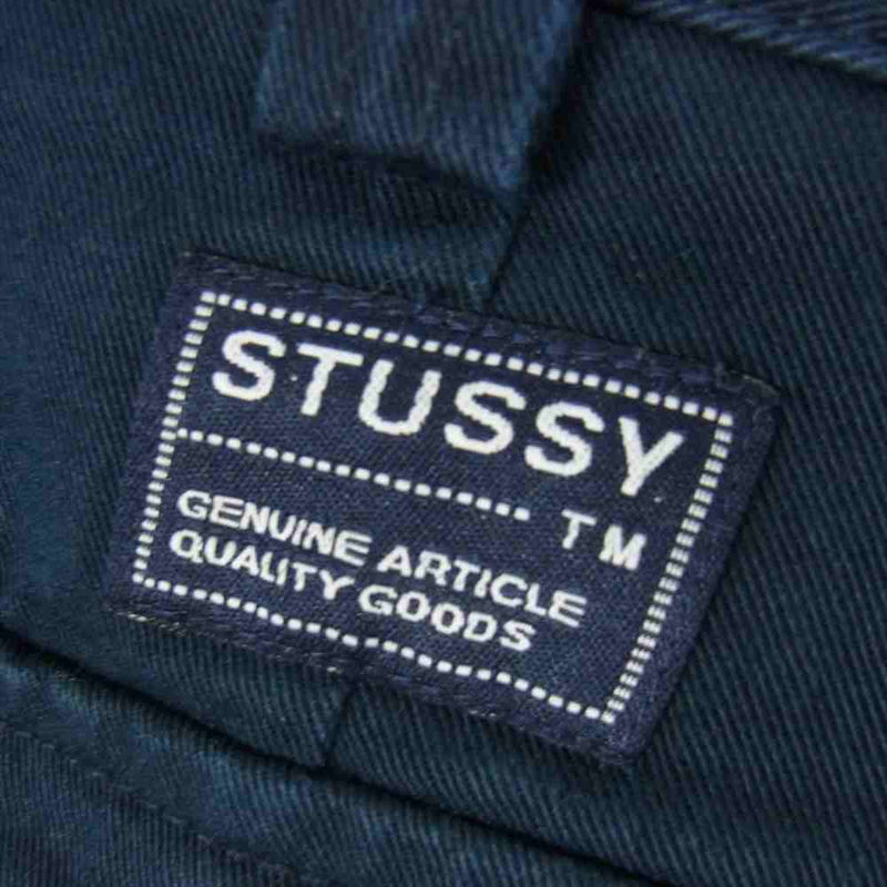 STUSSY ステューシー カーゴ ミリタリー トラウザー 6ポケット パンツ ネイビー系 34【中古】