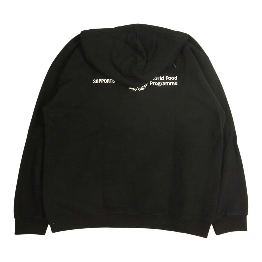 BALENCIAGA バレンシアガ 20AW 600583 THV83 国内正規品 WFP プリント プルオーバー パーカー ブラック系 XL【中古】