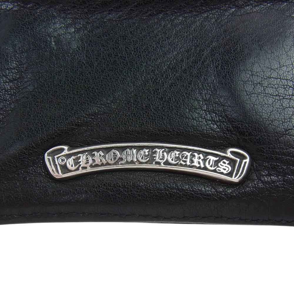 CHROME HEARTS クロムハーツ（原本無） Zipper Change Purse 3×4 3Y4 ジッパー チェンジ パース ブラック系【中古】