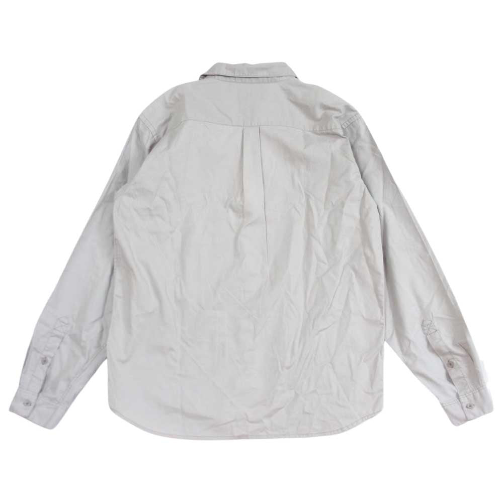 patagonia パタゴニア 09SS 54845 Organic Cotton オーガニック コットン 長袖 シャツ ベージュ系 M【中古】