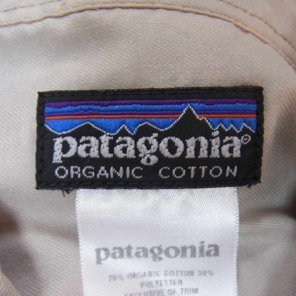 patagonia パタゴニア 09SS 54845 Organic Cotton オーガニック コットン 長袖 シャツ ベージュ系 M【中古】