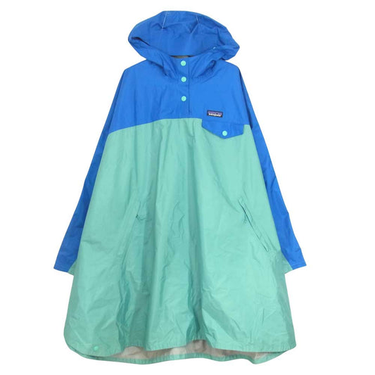 patagonia パタゴニア 16SS 27045 W's Torrentshell Poncho ウィメンズ トレントシェル ナイロン ポンチョ ブルー ブルー系 M/L【中古】