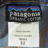 patagonia パタゴニア 06SS 56670 Organic Cotton Denim オーガニック コットン デニム パンツ インディゴブルー系 32【中古】