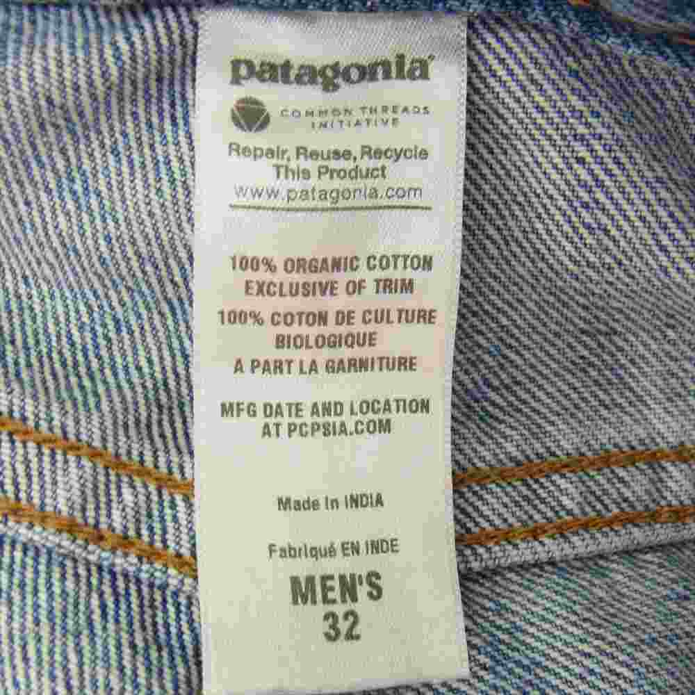 patagonia パタゴニア 11AW 56746 5ポケット ストレート ウォッシュ デニム パンツ インディゴブルー系 32【中古】