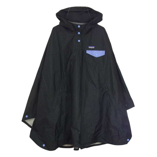 patagonia パタゴニア 16SS 27045 W's Torrentshell Poncho ウィメンズ トレントシェル ナイロン ポンチョ ブラック ブラック系 M/L【中古】