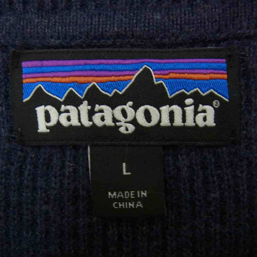 patagonia パタゴニア 18SS 53450 ユークラッグ コットン クルー ニット セーター ネイビー系 L【中古】