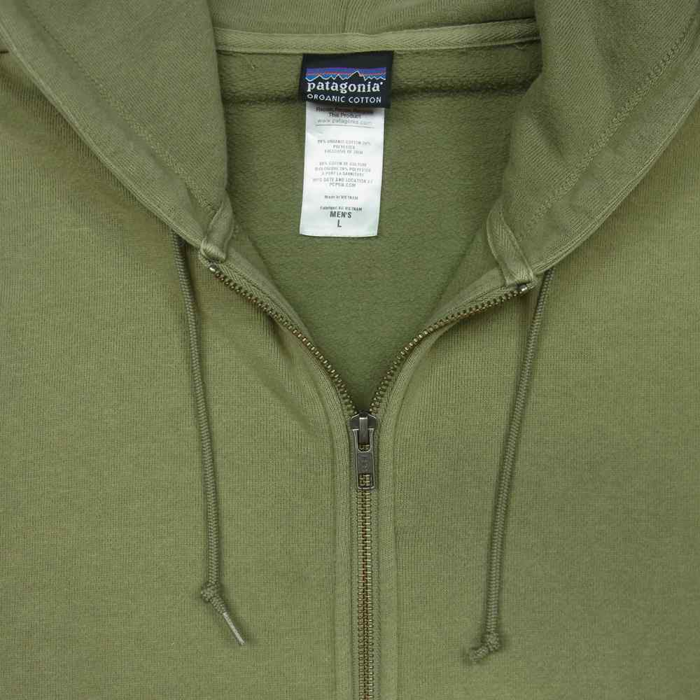 patagonia パタゴニア 12AW 27542 Hooded Sweatshirt フライングフィッシュ ジップアップ パーカー カーキ系 L【中古】