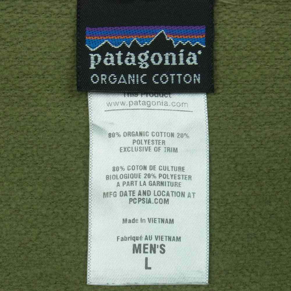 patagonia パタゴニア 12AW 27542 Hooded Sweatshirt フライングフィッシュ ジップアップ パーカー カーキ系 L【中古】