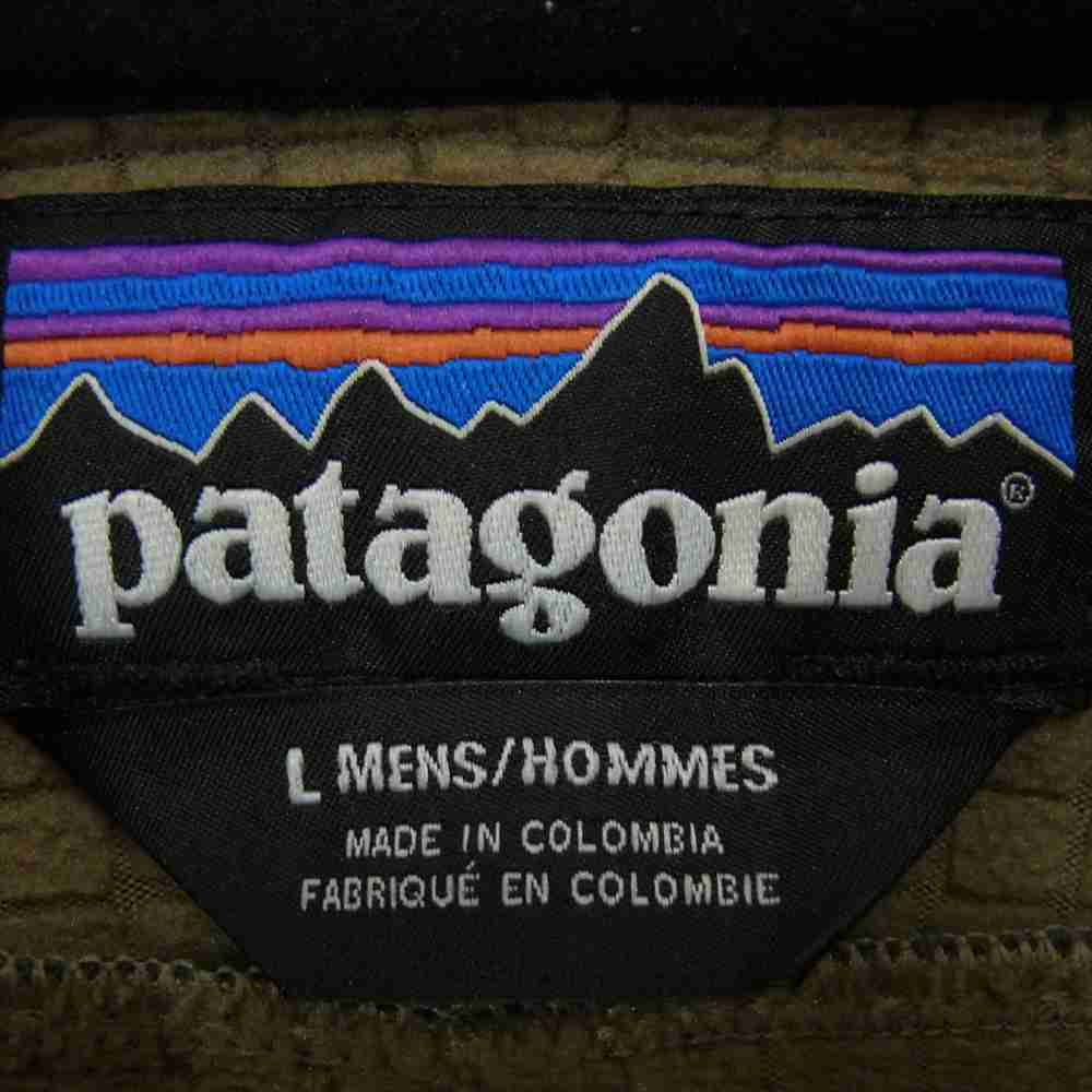 patagonia パタゴニア 15AW 52720 L/S R1 Field Shirt ポーラテック 長袖 プルオーバー シャツ ジャケット カーキ系 L【中古】