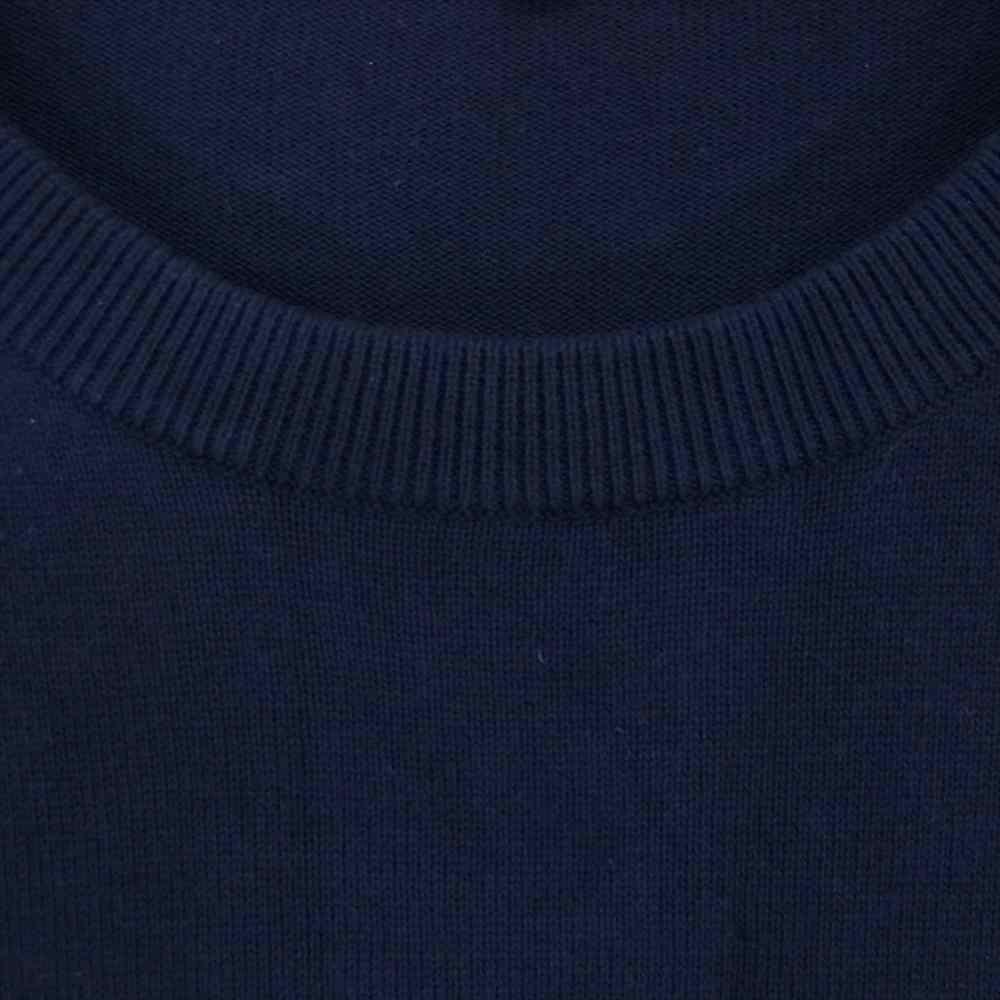 Supreme シュプリーム 21SS Split Logo Pullover スプリット ロゴ プルオーバー ニット セーター ブルー系 L【中古】