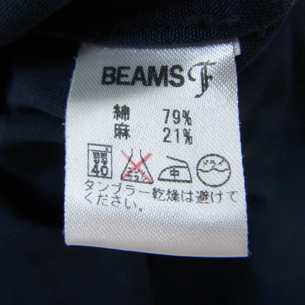 ワイアカミネ BEAMS F ビームスエフ別注 イタリア製 サファリジャケット ネイビー ネイビー系 46【中古】