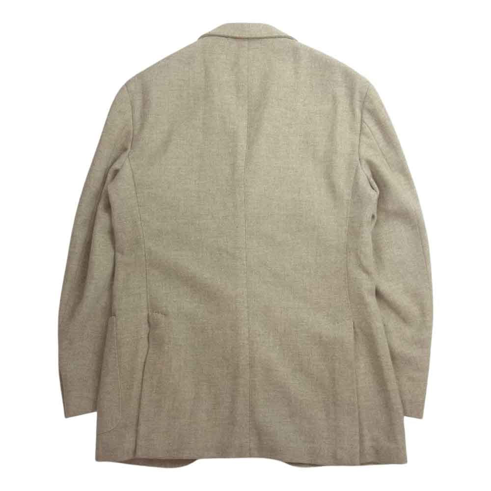 カンタレリ イタリア製 ウール テーラードジャケット ベージュ系 46【中古】
