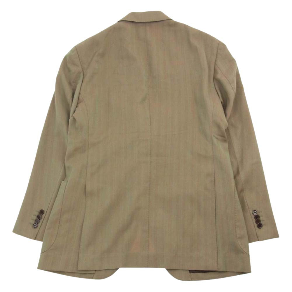 ソブリン SMITH WOOLLENS スミスウーレンズ ヘリンボーンウール セットアップ ブラウン系 46 パンツ：46【中古】