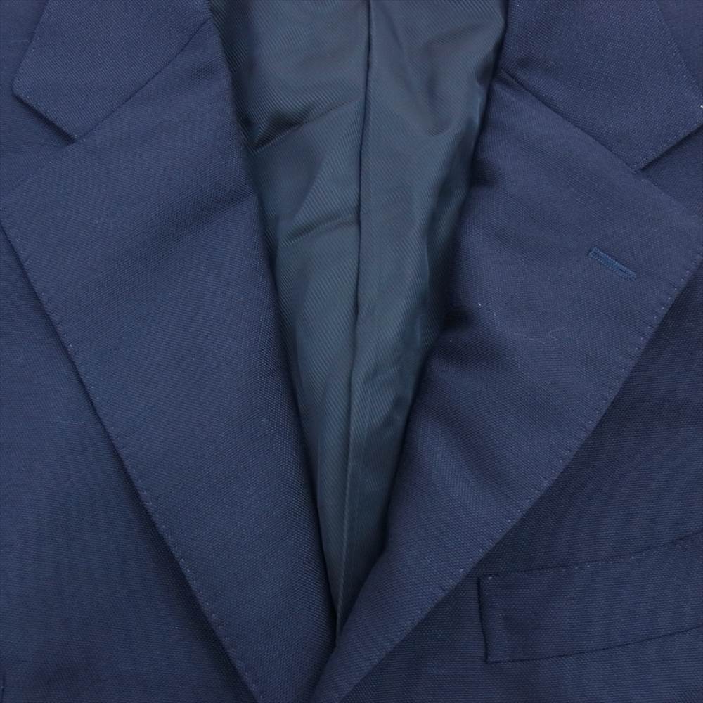 ソブリン 御幸毛織 CHAMPION MOHAIR セットアップ スーツ ネイビー系 46 パンツ：46【中古】