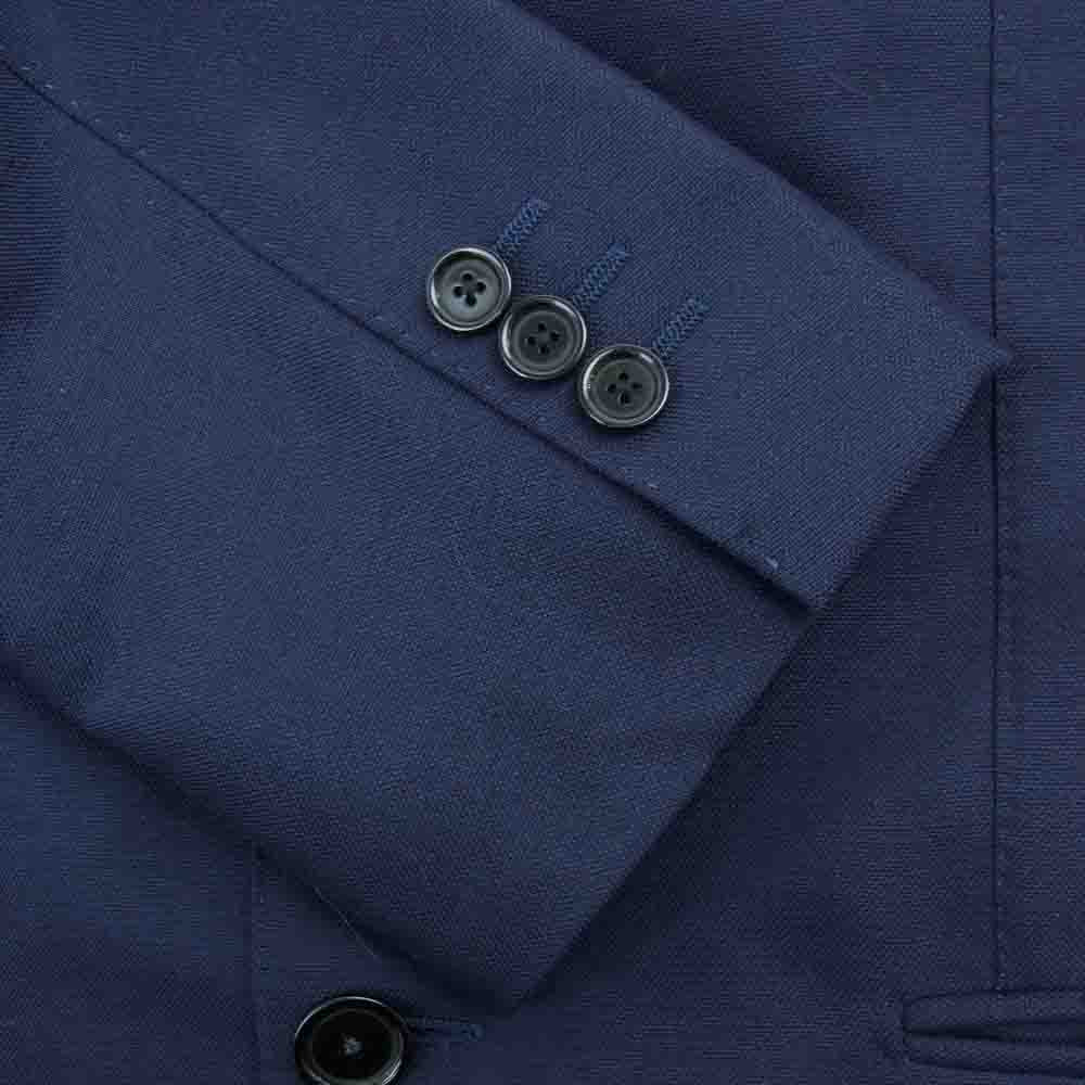 ソブリン 御幸毛織 CHAMPION MOHAIR セットアップ スーツ ネイビー系 46 パンツ：46【中古】