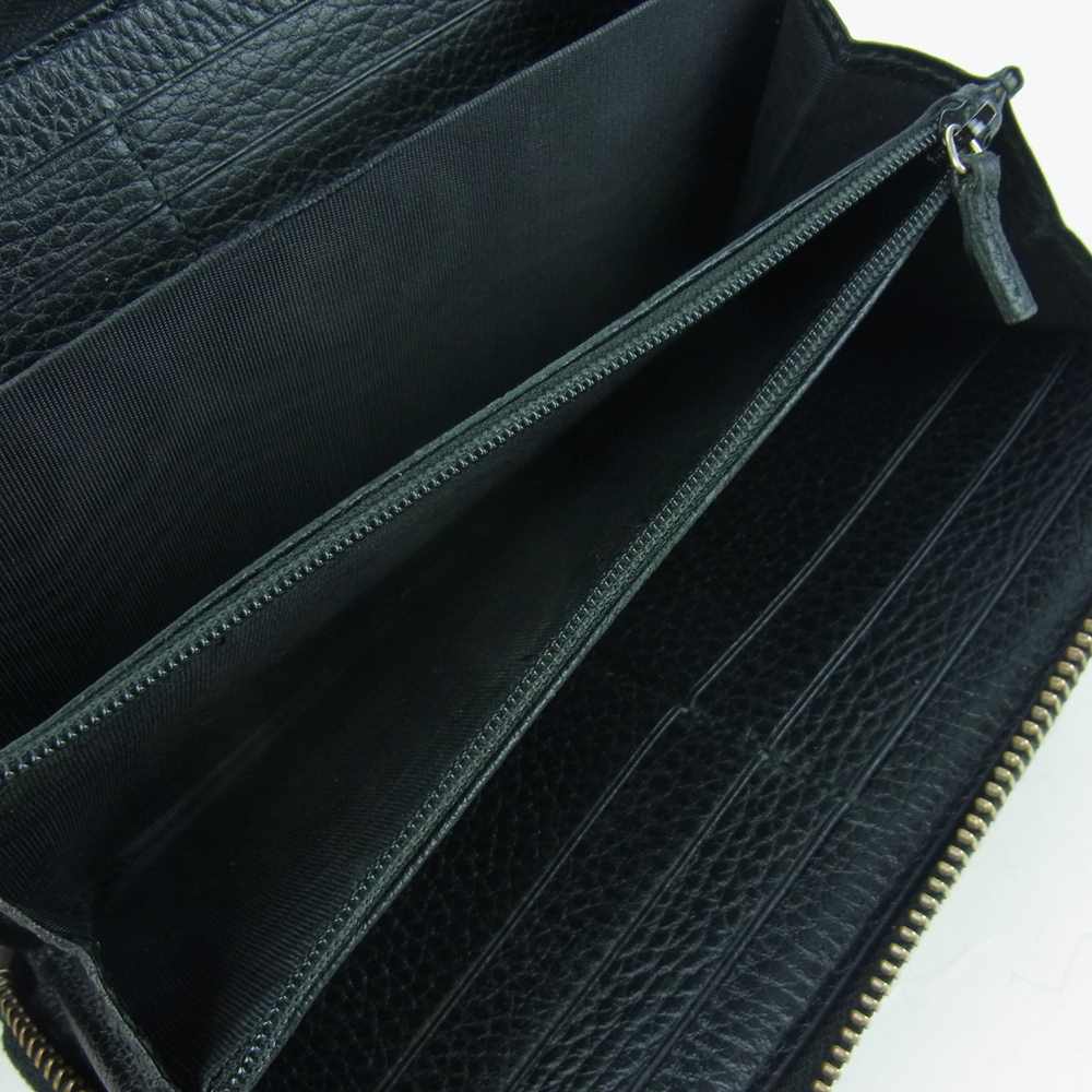 GUCCI グッチ 499363 GGマーモント バタフライ ジップ ロング ウォレット 財布 ブラック系【中古】