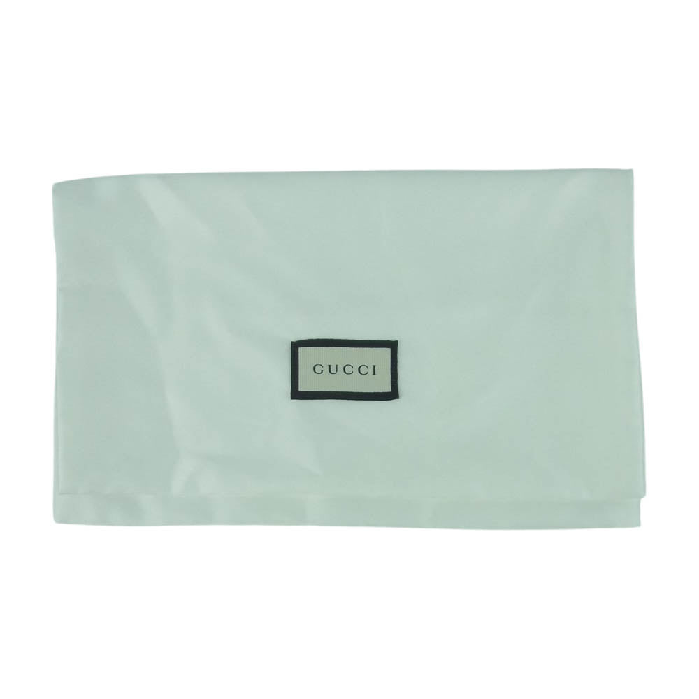 GUCCI グッチ 499363 GGマーモント バタフライ ジップ ロング ウォレット 財布 ブラック系【中古】