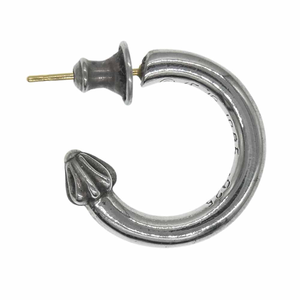 CHROME HEARTS クロムハーツ（原本無） HOOP PLAIN プレーン フープ ピアス シルバー系【中古】