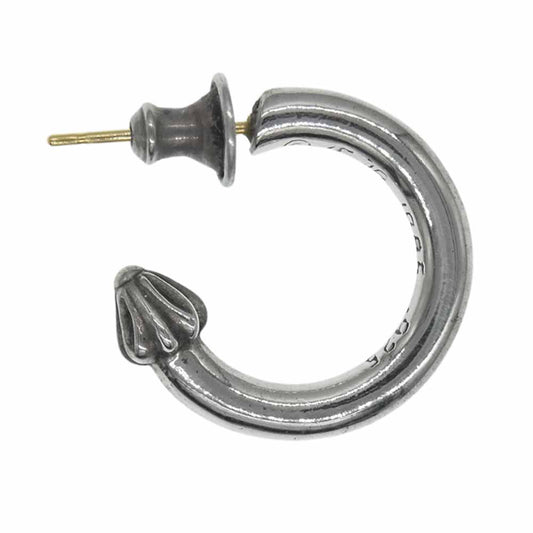CHROME HEARTS クロムハーツ（原本無） HOOP PLAIN プレーン フープ ピアス シルバー系【中古】