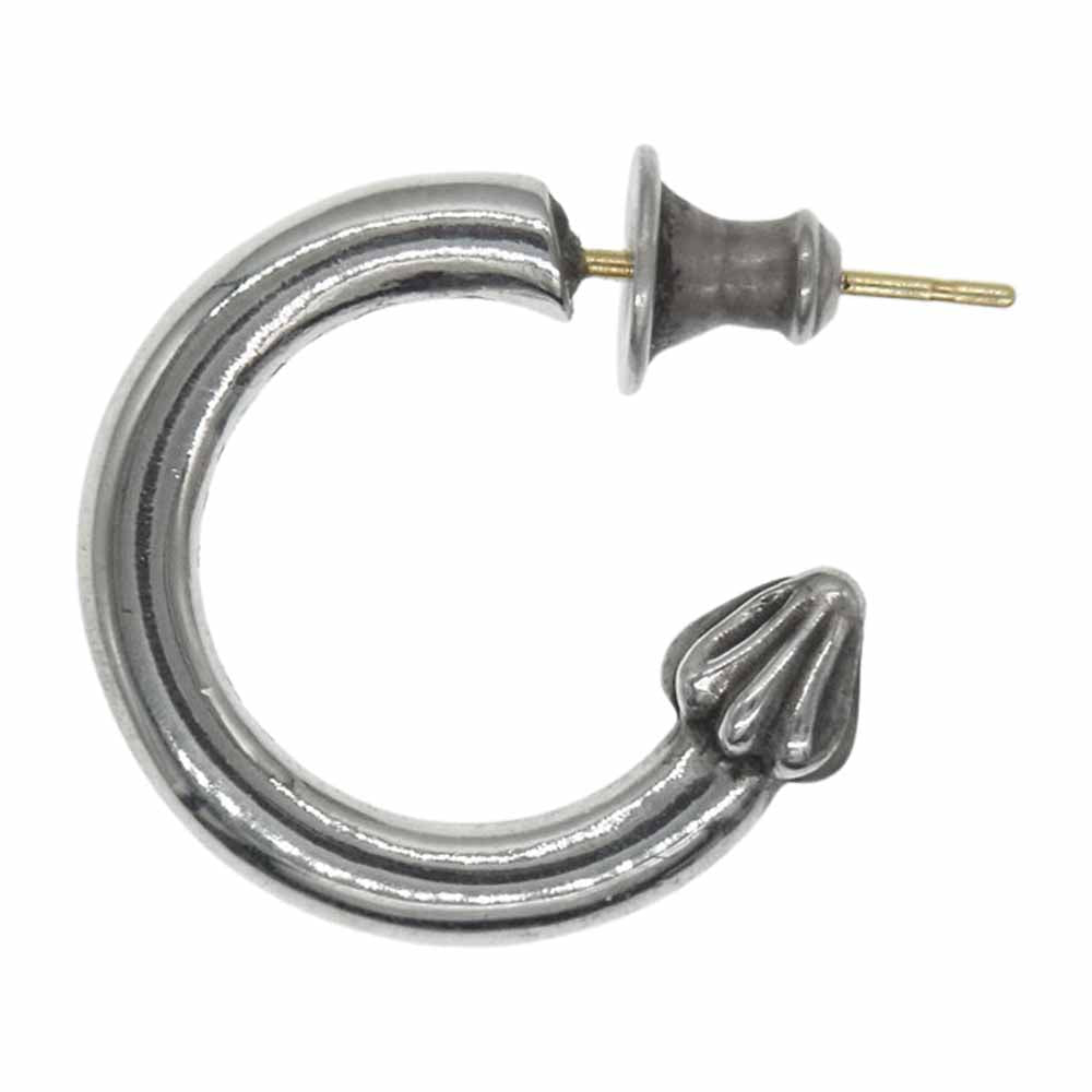 CHROME HEARTS クロムハーツ（原本無） HOOP PLAIN プレーン フープ ピアス シルバー系【中古】