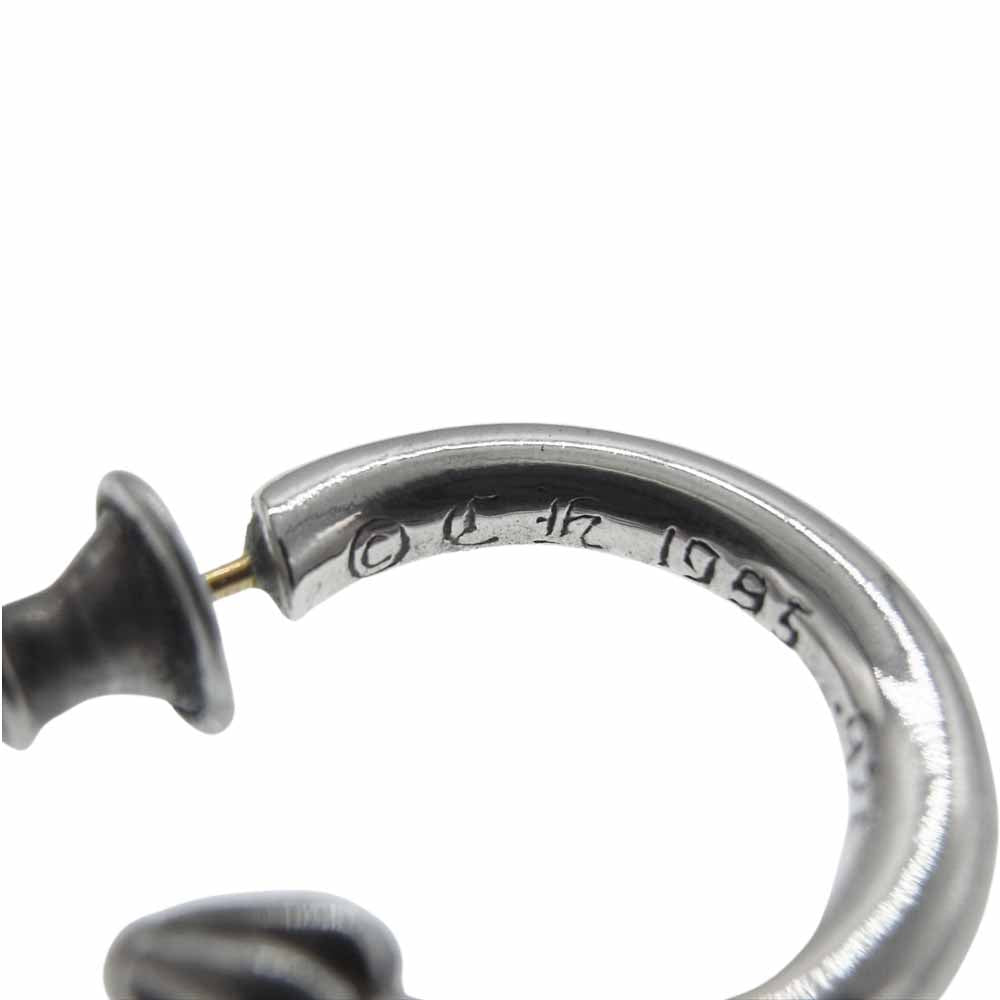 CHROME HEARTS クロムハーツ（原本無） HOOP PLAIN プレーン フープ ピアス シルバー系【中古】