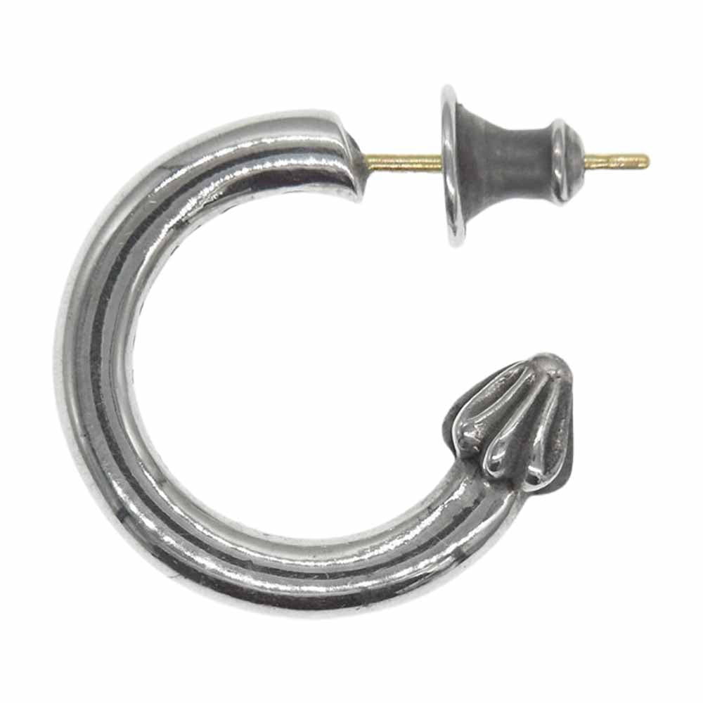 CHROME HEARTS クロムハーツ（原本無） HOOP PLAIN プレーン フープ ピアス シルバー系【中古】
