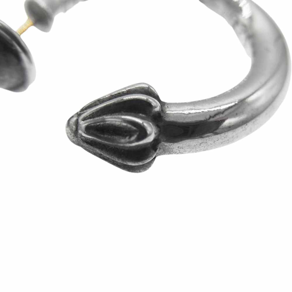 CHROME HEARTS クロムハーツ（原本無） HOOP PLAIN プレーン フープ ピアス シルバー系【中古】