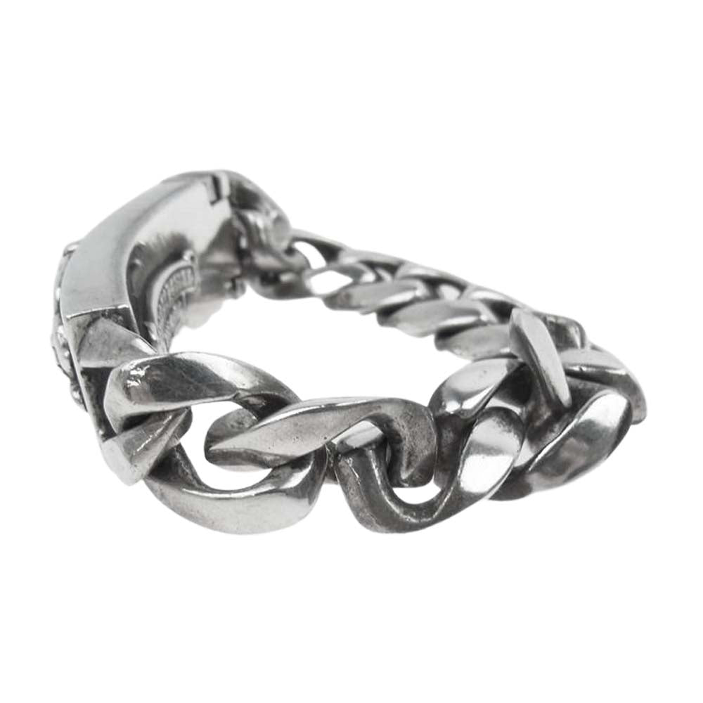 CHROME HEARTS クロムハーツ（原本有） 11LINK ID DAGGER ダガー ID クラシック チェーン ブレスレット シルバー系【中古】