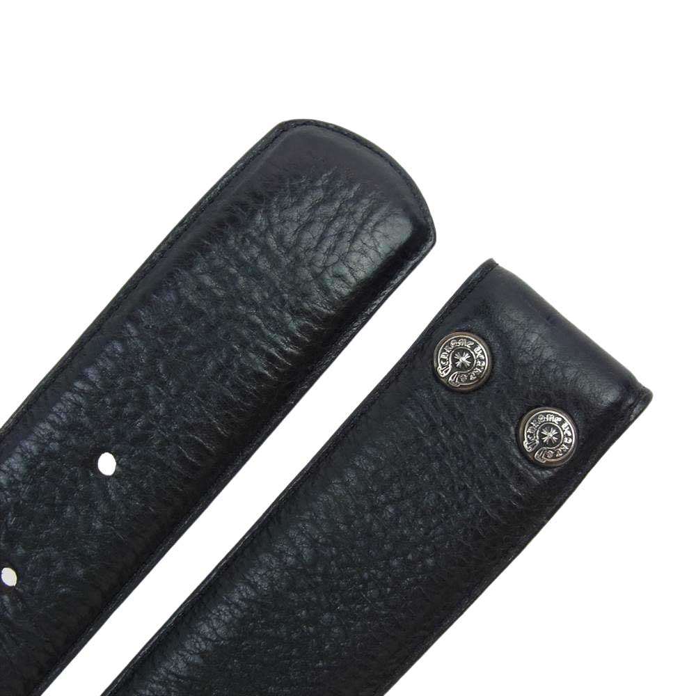 CHROME HEARTS クロムハーツ（原本無） 1.5 STRAP ベルトストラップ サイズ30 ブラック系 30【中古】