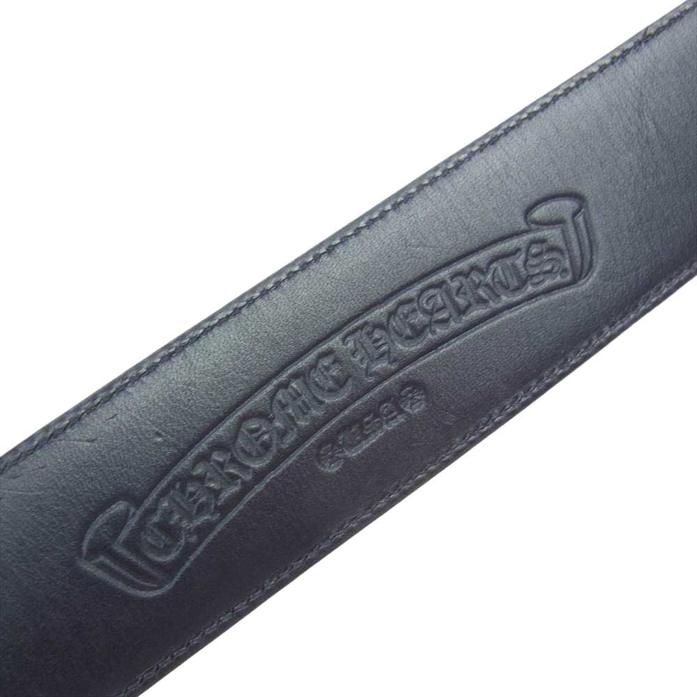 CHROME HEARTS クロムハーツ（原本無） 1.5 STRAP ベルトストラップ サイズ30 ブラック系 30【中古】