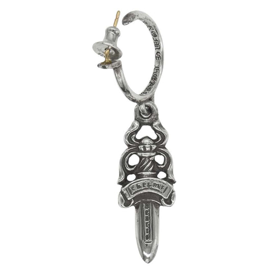 CHROME HEARTS クロムハーツ（原本有） No5 DAGGER #5 ダガー フープピアス シルバー系【中古】