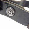 CHROME HEARTS クロムハーツ（原本有） GNSLNGR W/SPKS SGL RW ガンスリンガー スパイク レザーブレスレット ダークブラウン系【中古】