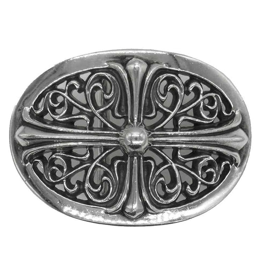 CHROME HEARTS クロムハーツ（原本有） BUCKL OVAL CROSS 1.5 クラシックオーバル クロス バックル  シルバー系【中古】