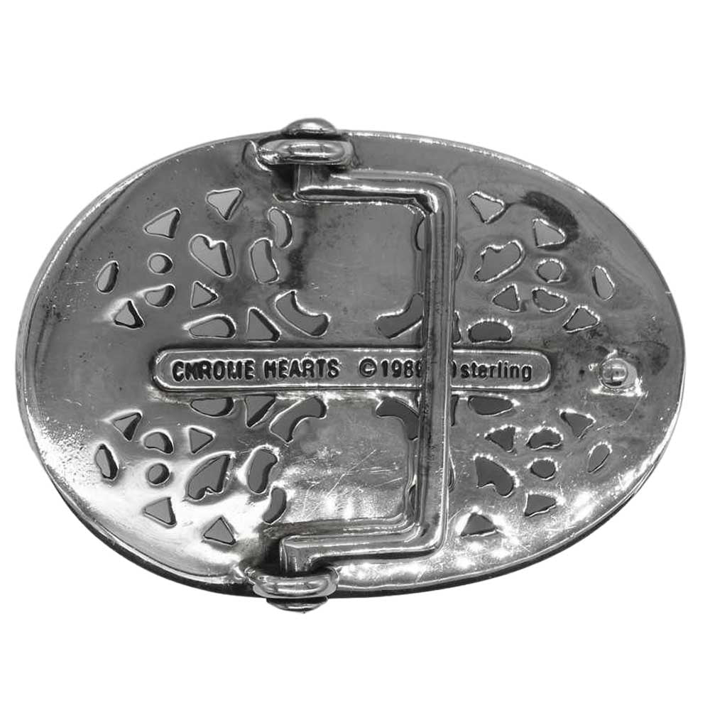 CHROME HEARTS クロムハーツ（原本有） BUCKL OVAL CROSS 1.5 クラシックオーバル クロス バックル  シルバー系【中古】