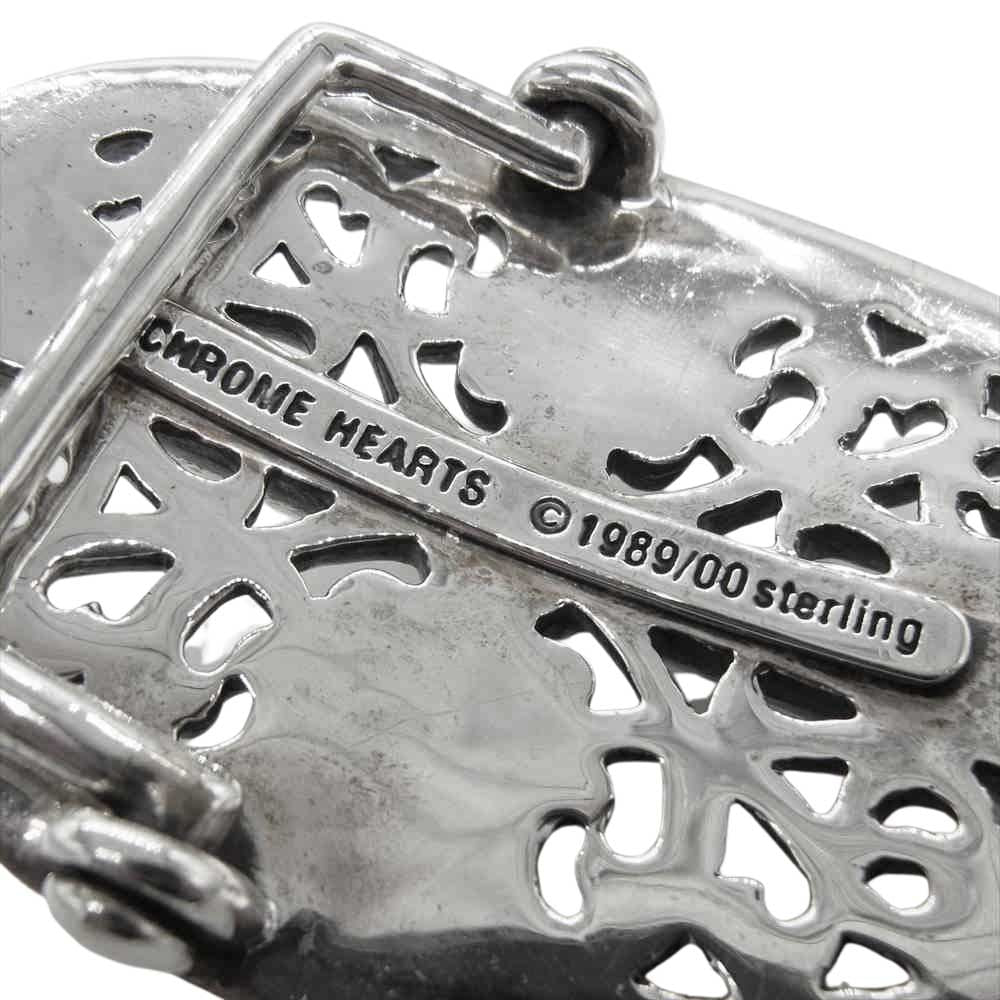 CHROME HEARTS クロムハーツ（原本有） BUCKL OVAL CROSS 1.5 クラシックオーバル クロス バックル  シルバー系【中古】