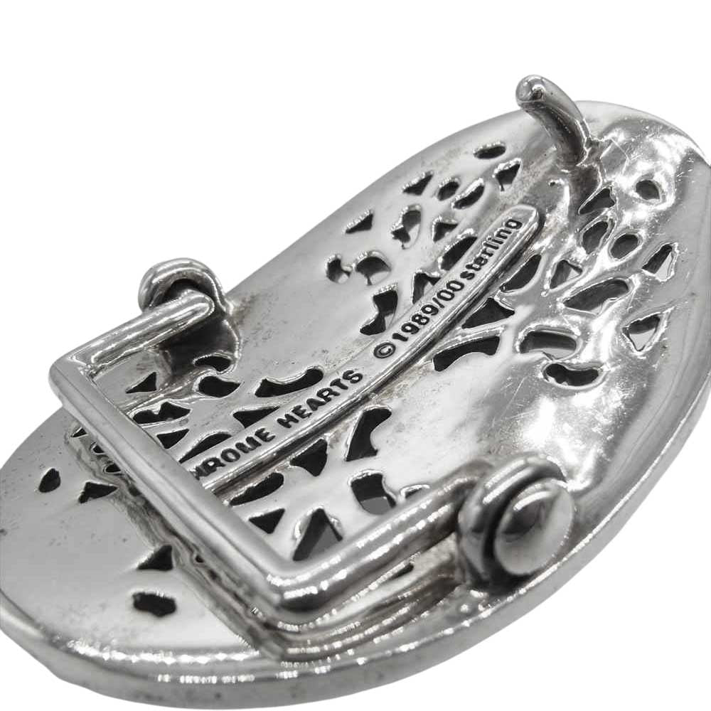 CHROME HEARTS クロムハーツ（原本有） BUCKL OVAL CROSS 1.5 クラシックオーバル クロス バックル  シルバー系【中古】