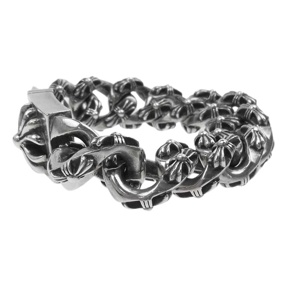 CHROME HEARTS クロムハーツ（原本有） 11LINK XTRA FANCY LRG3 エクストラファンシー ラージ CHX ボックス ID ブレスレット シルバー系【中古】