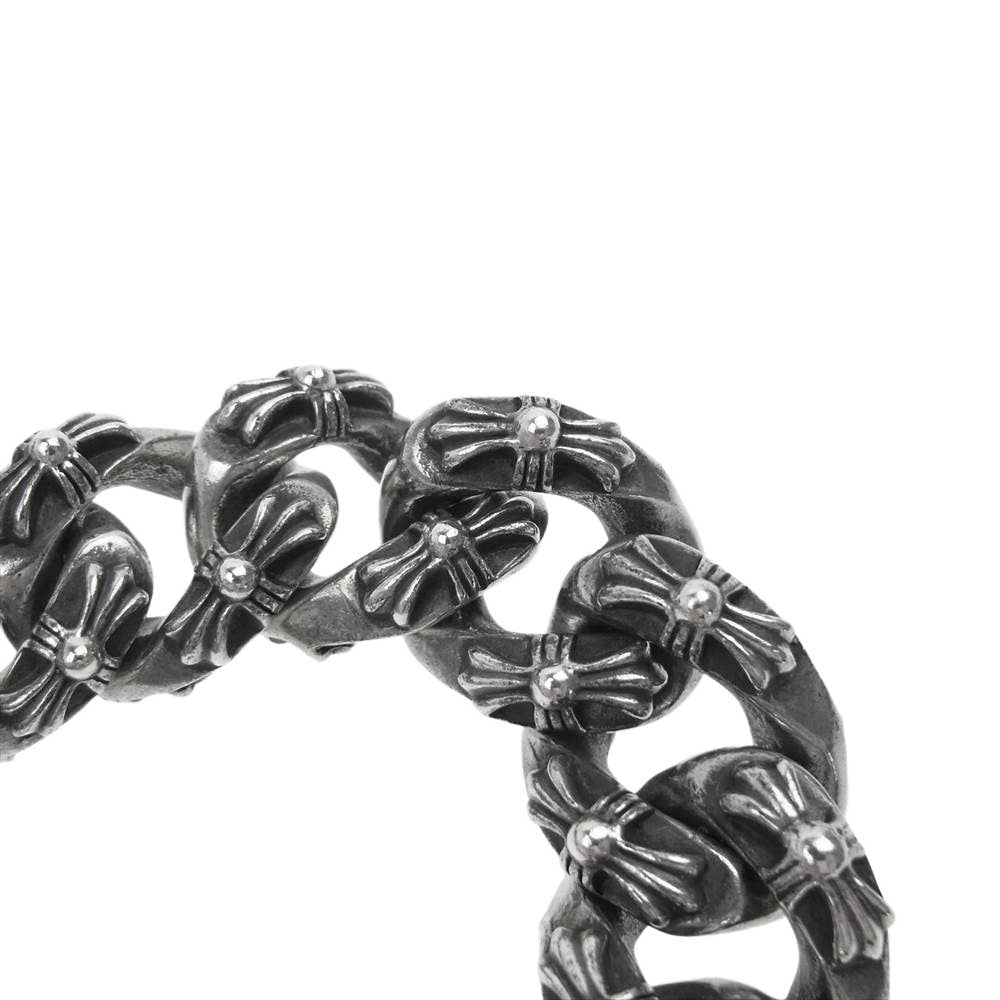 CHROME HEARTS クロムハーツ（原本有） 11LINK XTRA FANCY LRG3 エクストラファンシー ラージ CHX ボックス ID ブレスレット シルバー系【中古】