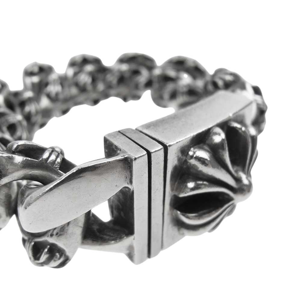 CHROME HEARTS クロムハーツ（原本有） 11LINK XTRA FANCY LRG3 エクストラファンシー ラージ CHX ボックス ID ブレスレット シルバー系【中古】