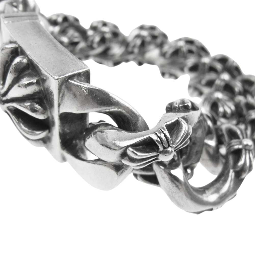 CHROME HEARTS クロムハーツ（原本有） 11LINK XTRA FANCY LRG3 エクストラファンシー ラージ CHX ボックス ID ブレスレット シルバー系【中古】
