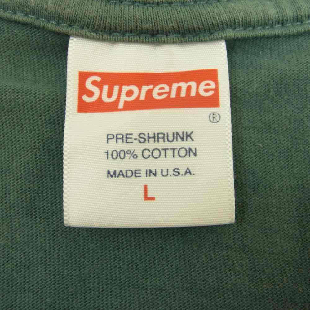 Supreme シュプリーム 20AW Jet Tee ジェット プリント 半袖 Tシャツ グリーン系 L【中古】