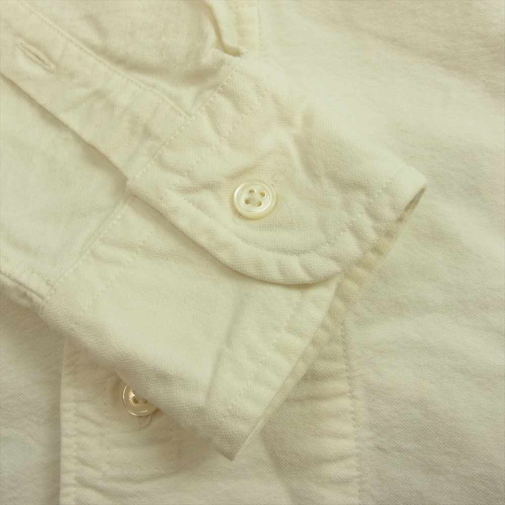 Nigel Cabourn ナイジェルケーボン 8020010000 BRITISH OFFICERS SHIRT ブリティッシュ オフィサーズ シャツ ホワイト系 44【中古】