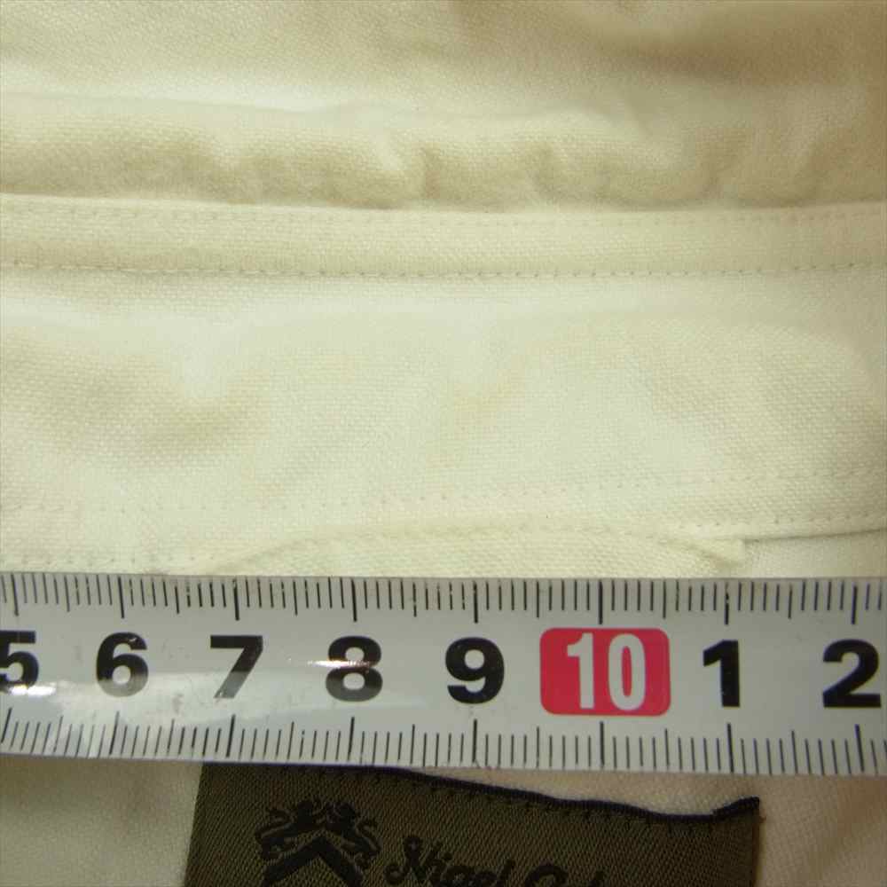Nigel Cabourn ナイジェルケーボン 8020010000 BRITISH OFFICERS SHIRT ブリティッシュ オフィサーズ シャツ ホワイト系 44【中古】