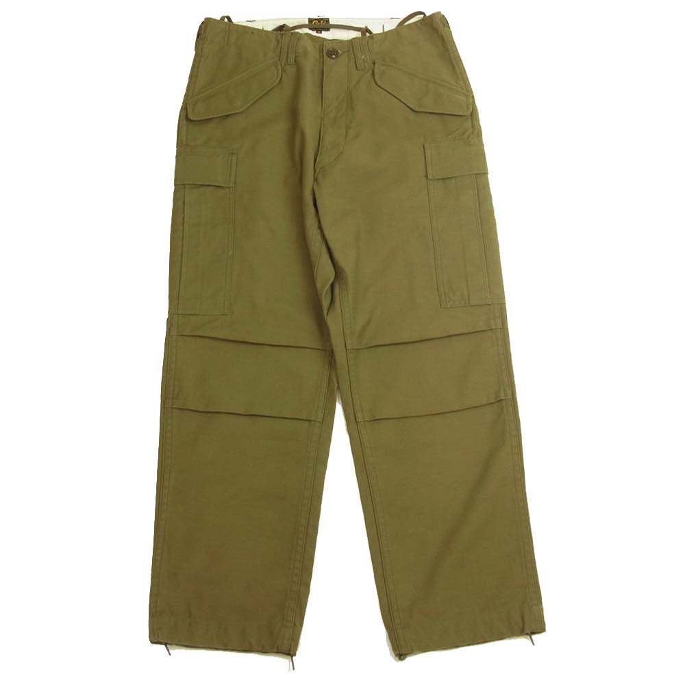 ゴールド 東洋エンタープライズ GL41236 M-51 PANTS 4/5 LENGTH バックサテン カーゴパンツ カーキ系 M【美品】【中古】