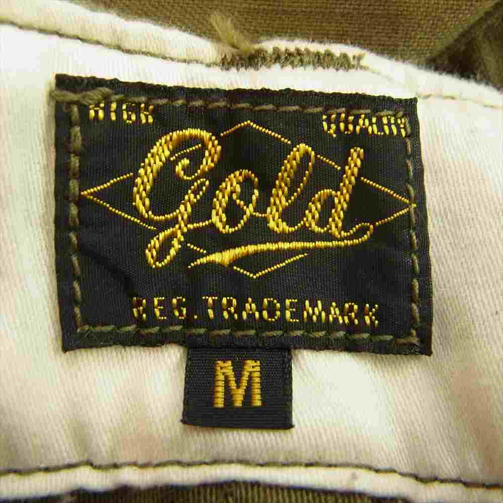 ゴールド 東洋エンタープライズ GL41236 M-51 PANTS 4/5 LENGTH バックサテン カーゴパンツ カーキ系 M【美品】【中古】